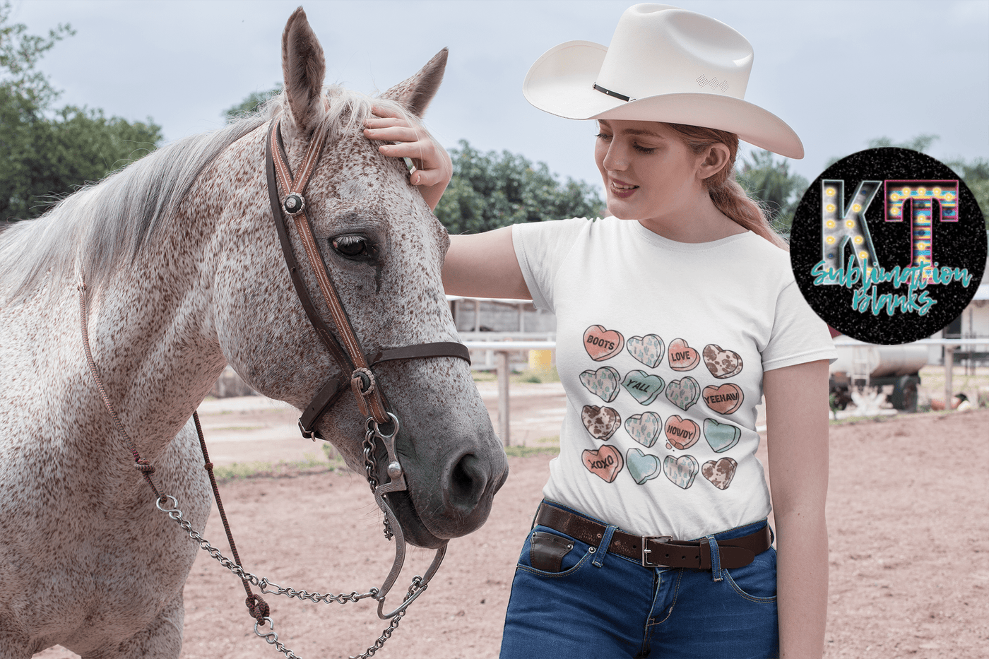 Love, Howdy, Y'all Country DTF, ready to press transfer - KT SUBLIMATION, DTF AND MORE LLC