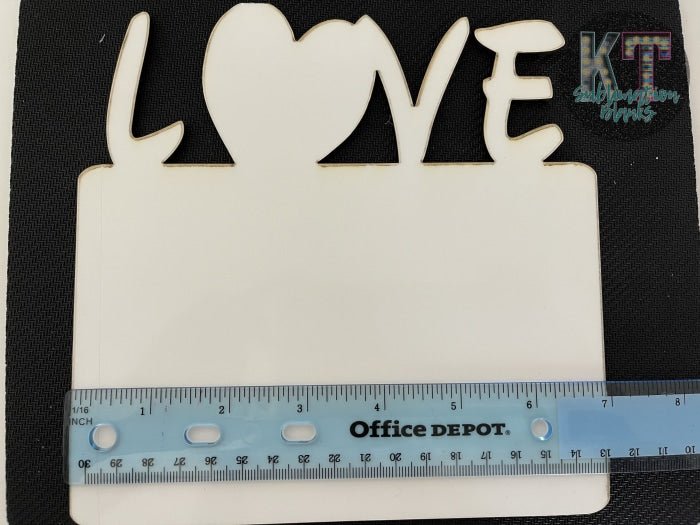 LOVE Picture Frames – Sublimation Blanks for Custom Designs & Gifts 💖✨ - KT SUBLIMATION, DTF AND MORE LLC