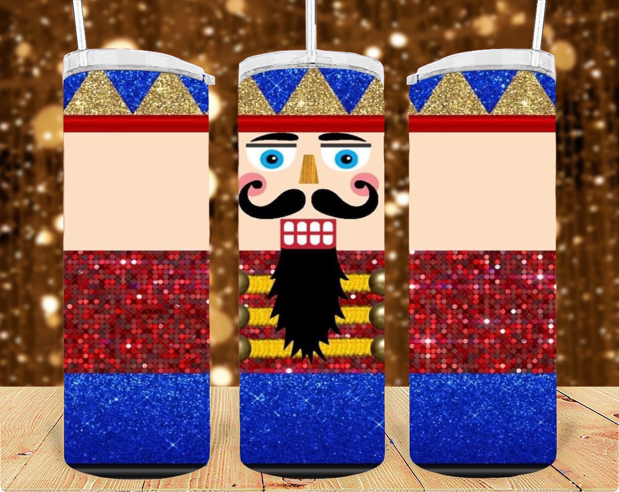 Male Nutcracker Christmas 20oz Tumbler Sublimation Print - KT SUBLIMATION, DTF AND MORE LLC
