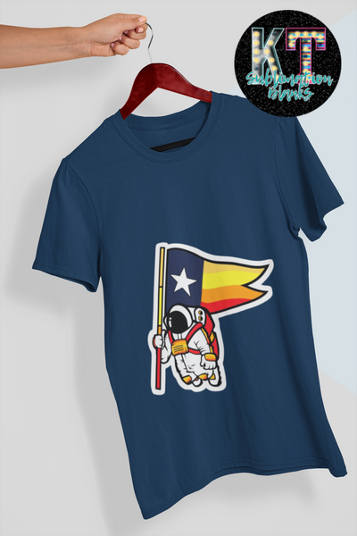 Astronaut Astros DTF | Baseball Direct to Film Transfer
