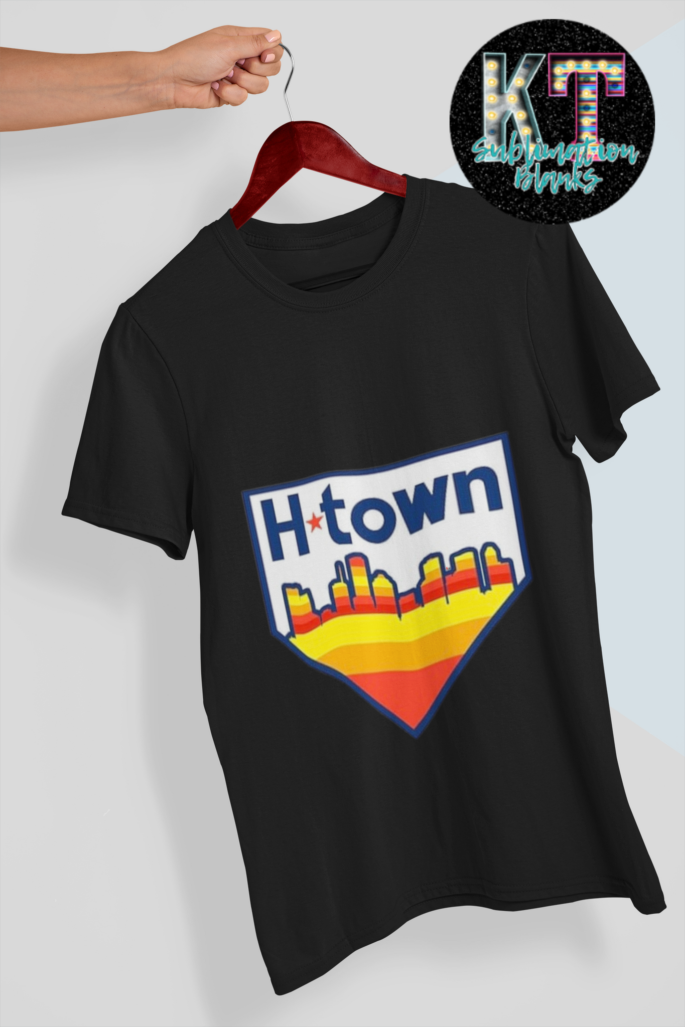 H Town Astros DTF Baseball Direct to Film DTF KT SUBLIMATION BLANKS AND MORE LLC