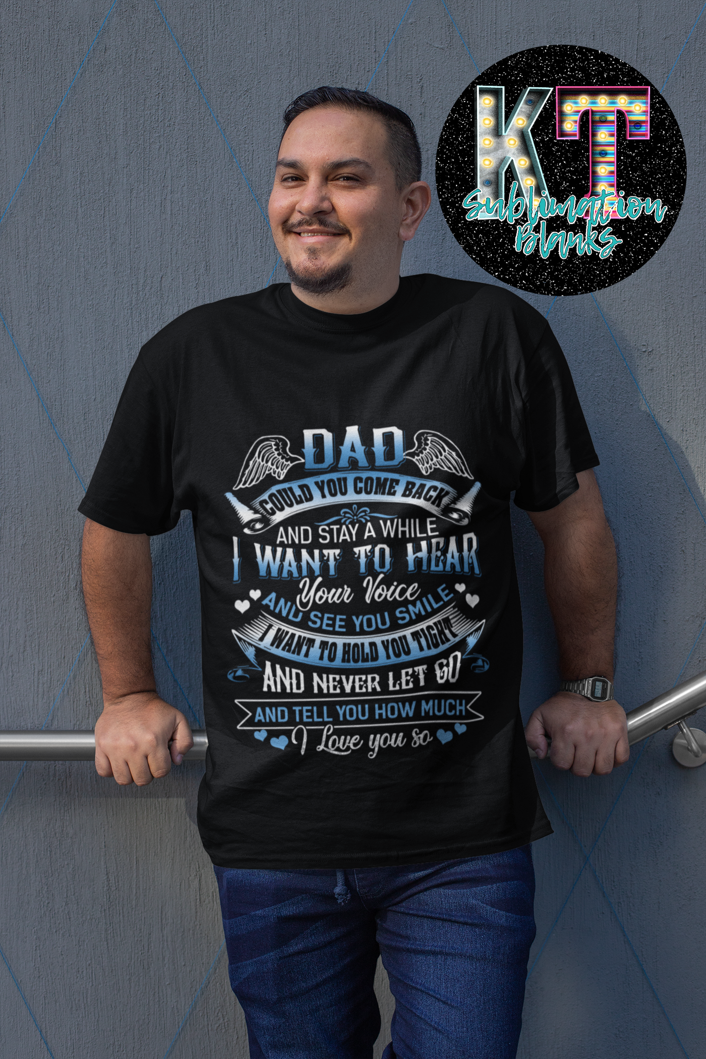 Dad could you come back DTF, Father Direct to Film Transfer