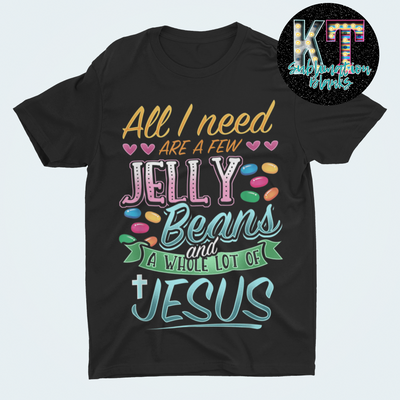 Colorful Jelly Beans Easter DTF Transfer