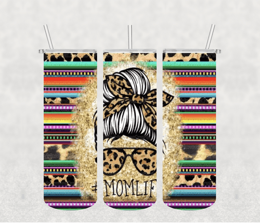 Mom Life 20oz Tumbler Sublimation Print - KT SUBLIMATION, DTF AND MORE LLC