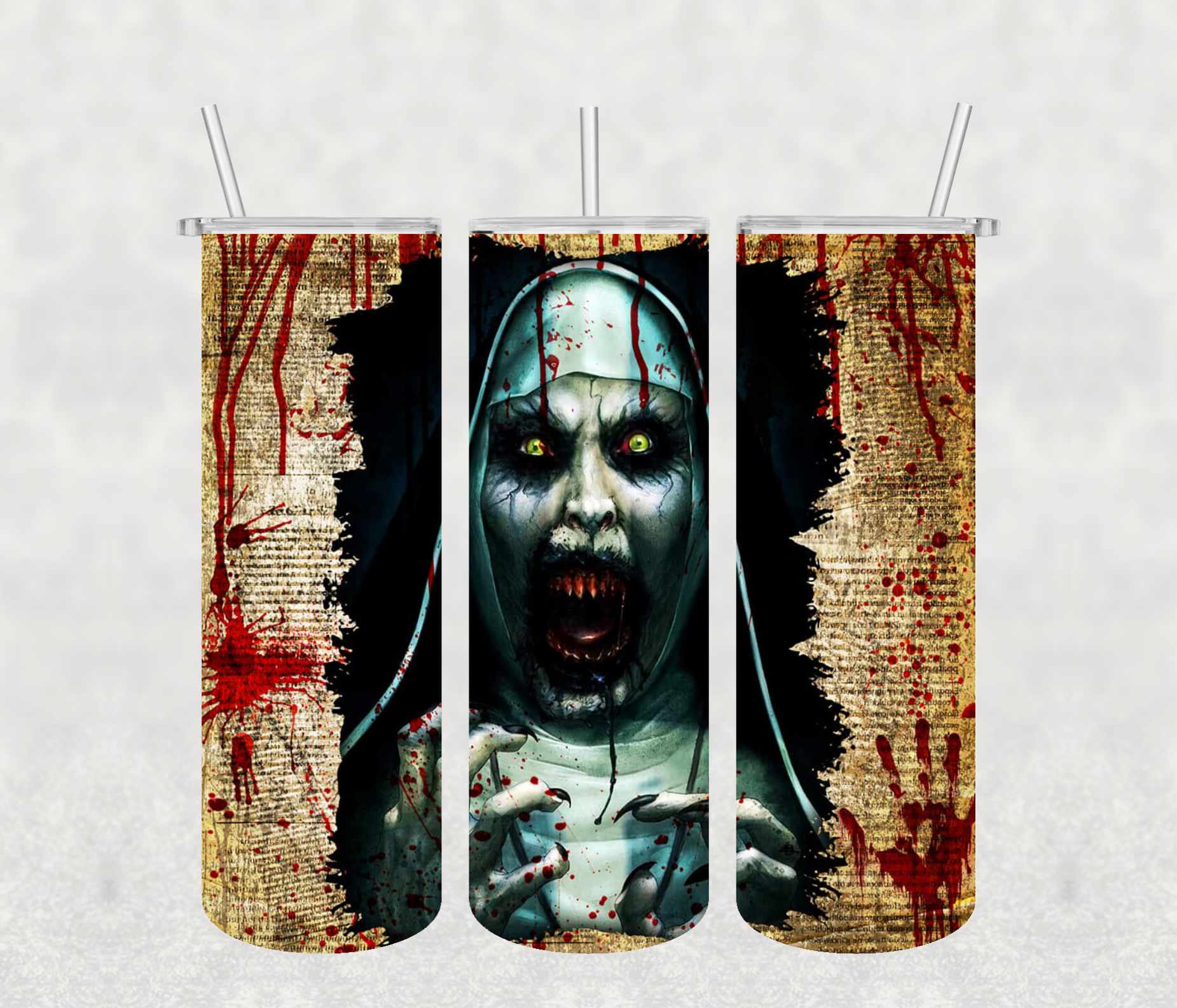 Nun 20oz Tumbler Sublimation Print