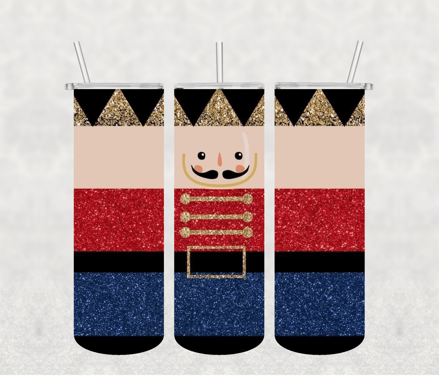 Nutcracker 20oz Tumbler Sublimation Print - KT SUBLIMATION, DTF AND MORE LLC