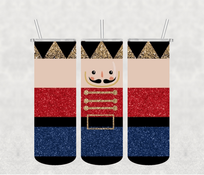 Nutcracker 20oz Tumbler Sublimation Print - KT SUBLIMATION, DTF AND MORE LLC