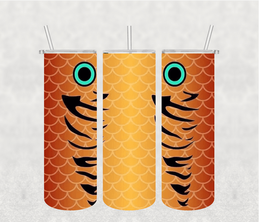 Orange Fish 20oz Tumbler Sublimation Print - KT SUBLIMATION, DTF AND MORE LLC