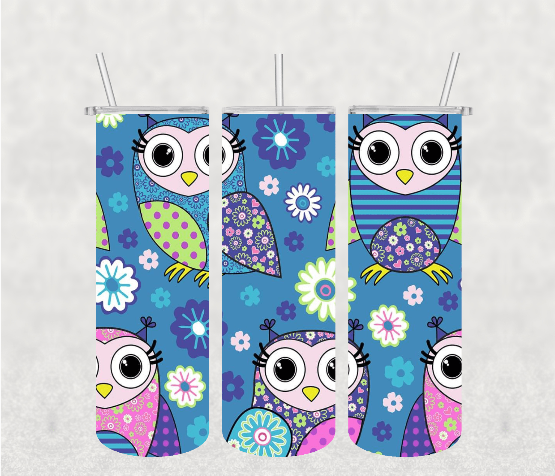 Owls 20oz Tumbler Sublimation Print