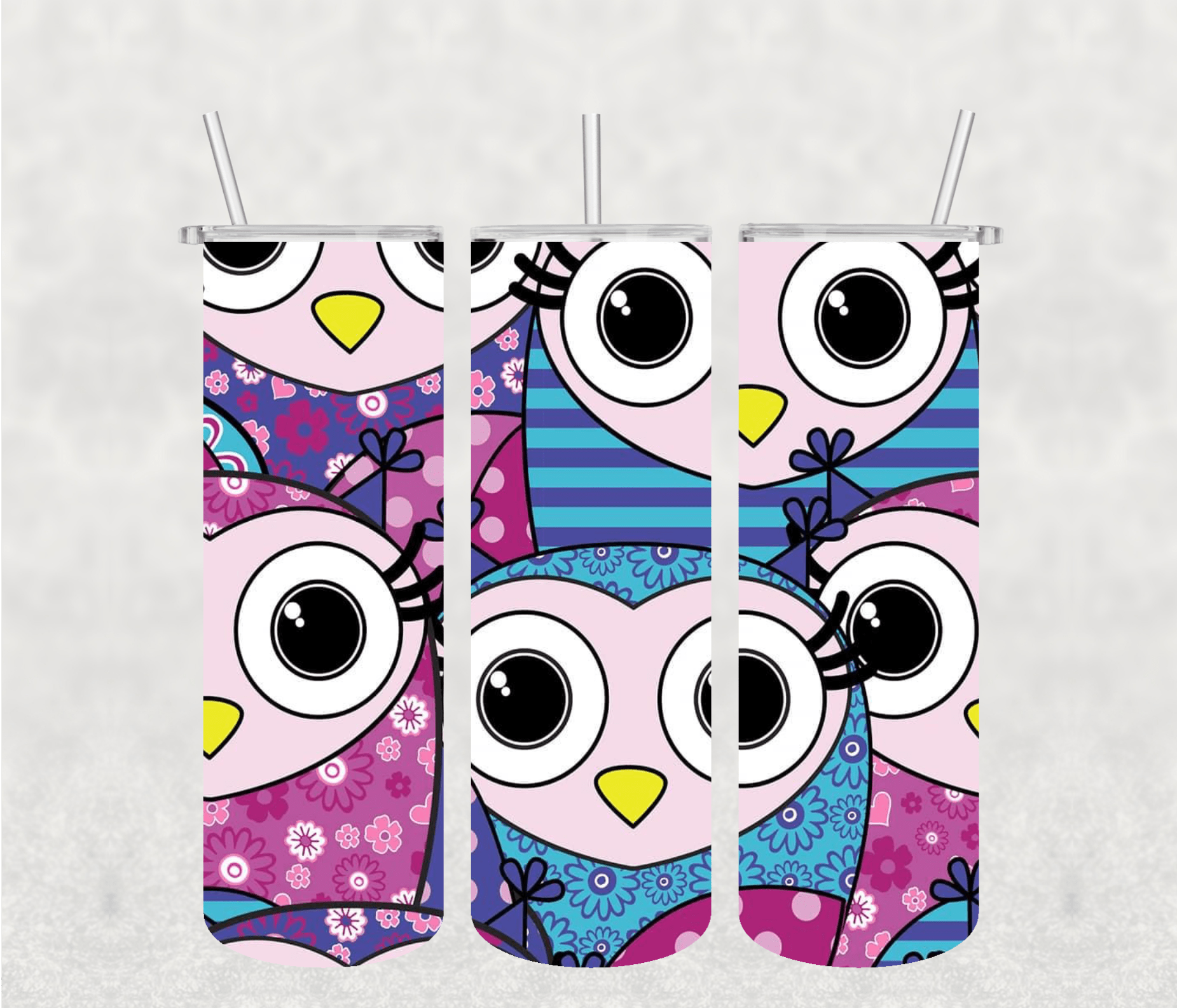 Owls 20oz Tumbler Sublimation Print