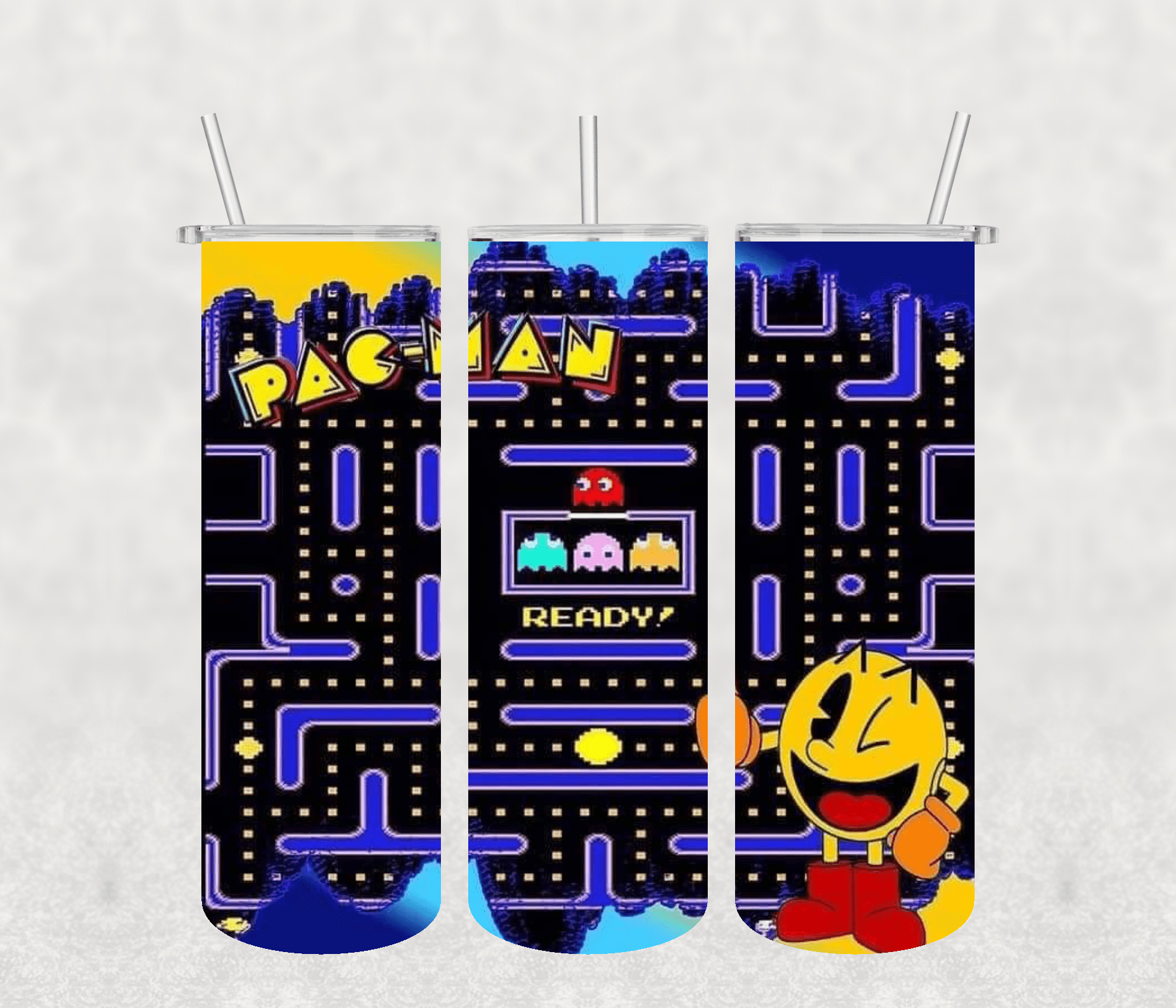 Packman 20oz Tumbler Sublimation Print - KT SUBLIMATION, DTF AND MORE LLC