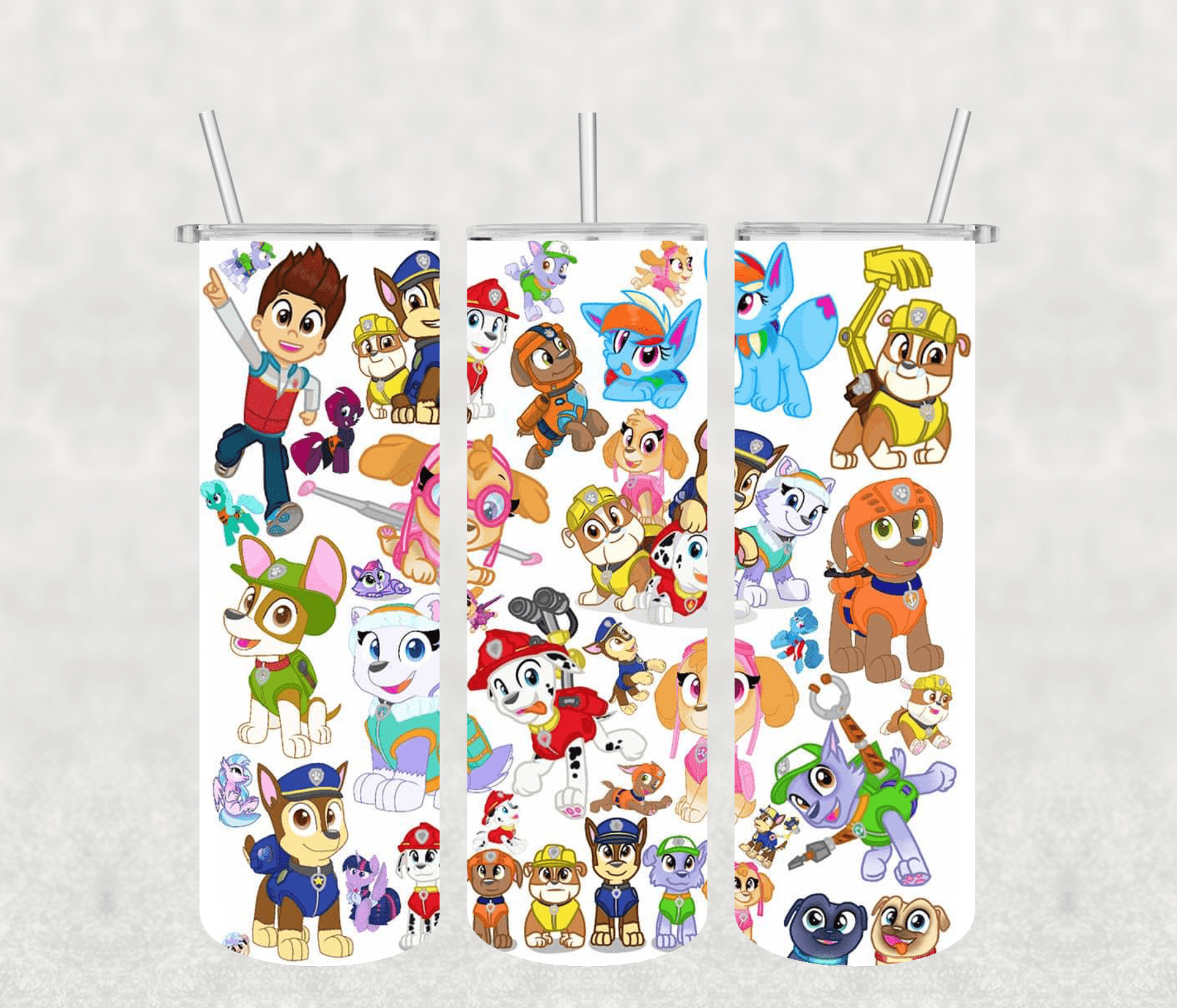 Paw PAtrol 20oz Tumbler Sublimation Print - KT SUBLIMATION, DTF AND MORE LLC