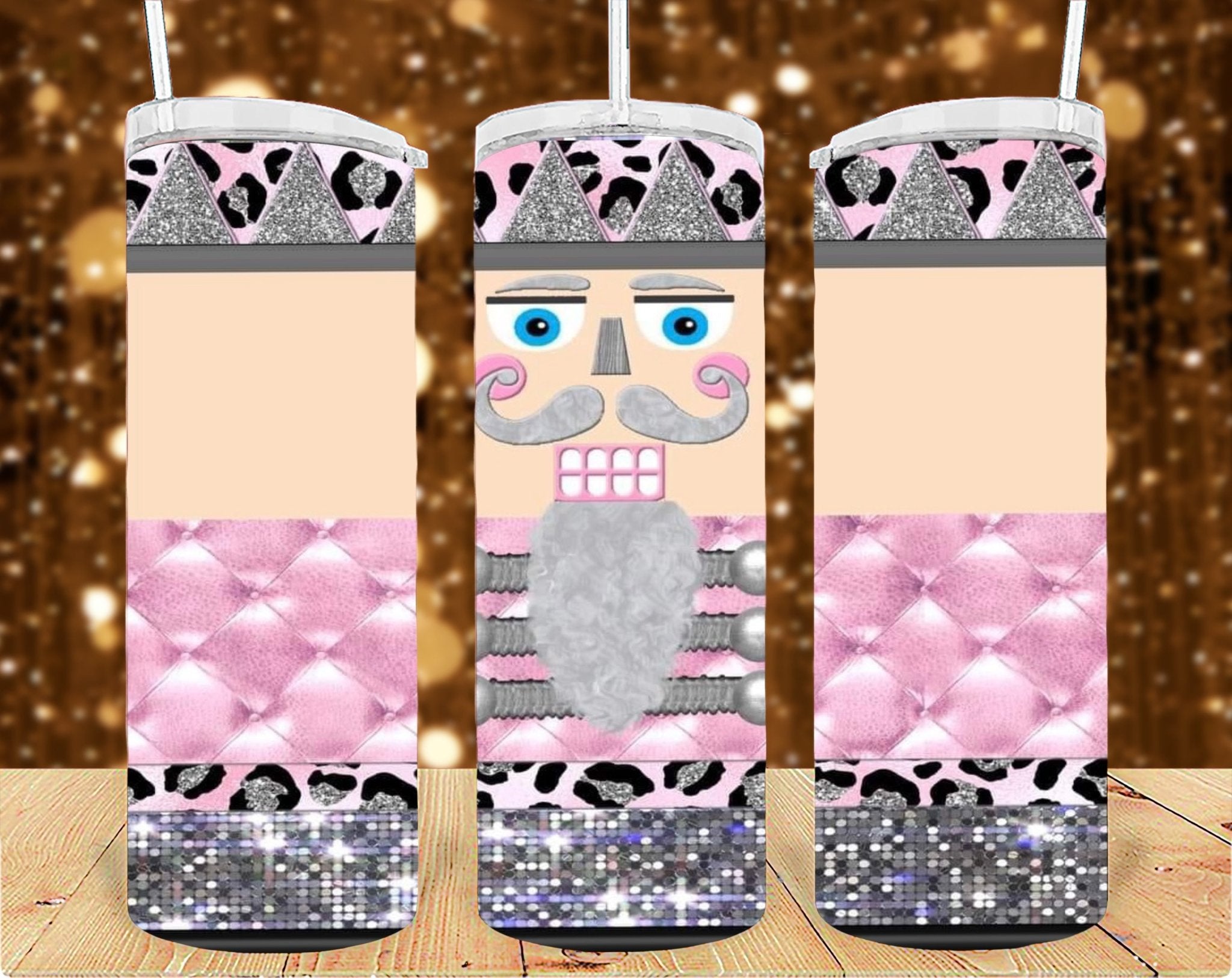 Pink Nutcracker Christmas 20oz Tumbler Sublimation Print