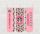 Pink Starbucks 20oz Tumbler Sublimation Print