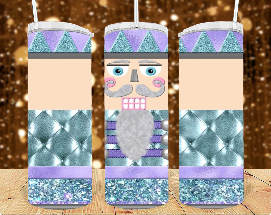 Purple Nutcracker Christmas 20oz Tumbler Sublimation Print - KT SUBLIMATION, DTF AND MORE LLC