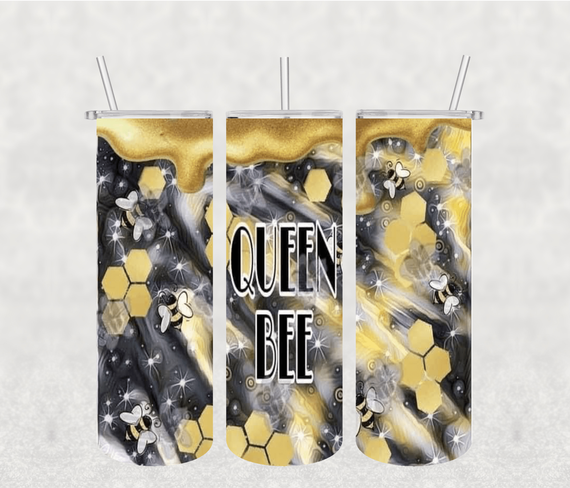 Queen Bee 20oz Tumbler Sublimation Print