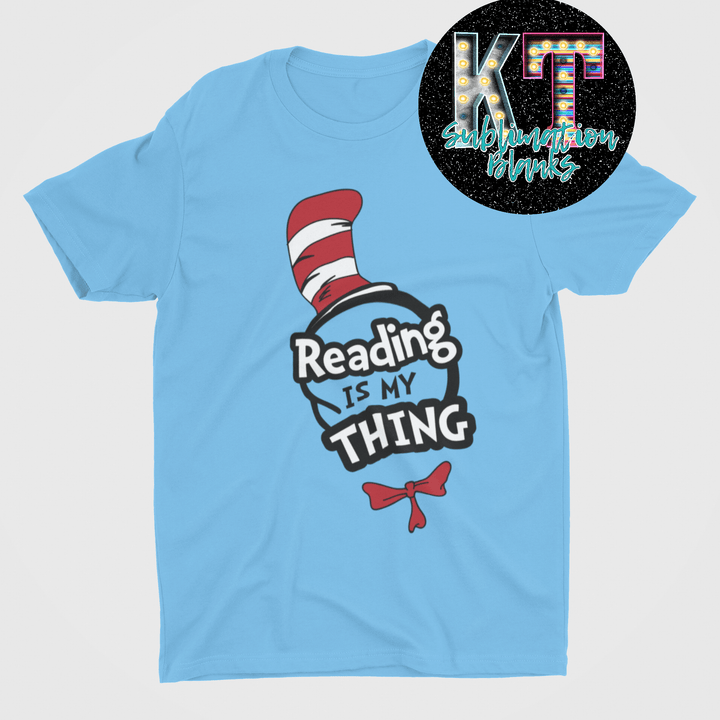 Reading is My Thing Dtf , Reading Week DTF, Read Across America Dtf, Reading Is My Thing DTF, Cat Dtf ,Thing Dtf - KT SUBLIMATION, DTF AND MORE LLC