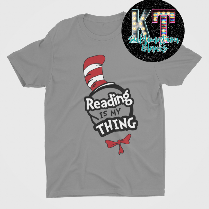 Reading is My Thing Dtf , Reading Week DTF, Read Across America Dtf, Reading Is My Thing DTF, Cat Dtf ,Thing Dtf - KT SUBLIMATION, DTF AND MORE LLC