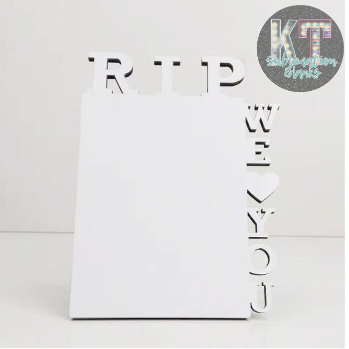 Sublimation Blank RIP Photo Frame