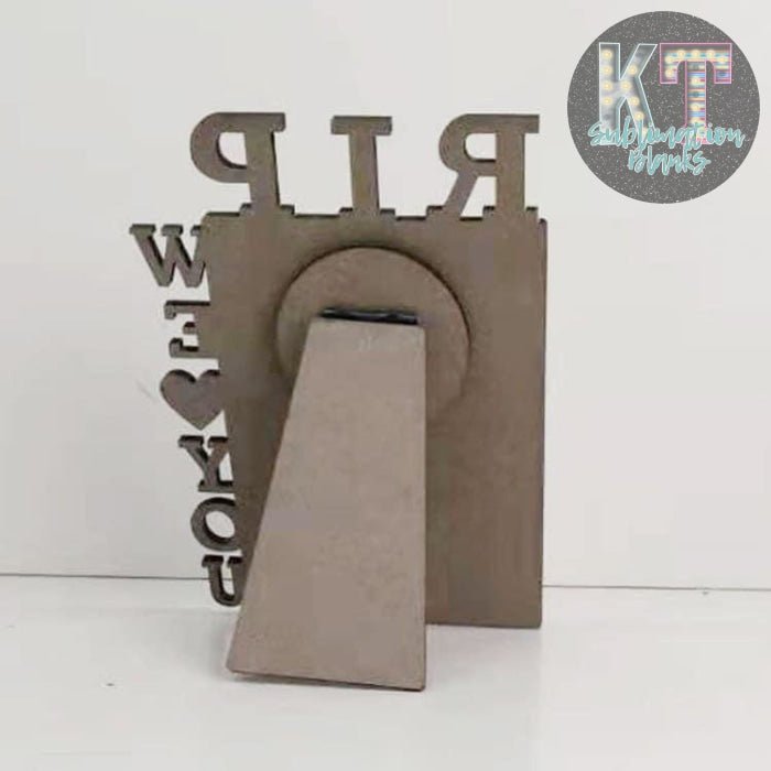 RIP We Love You Frame – Sublimation Picture Frame for Memorial and Tribute - KT SUBLIMATION, DTF AND MORE LLC