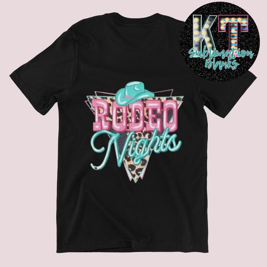 Rodeo night DTF, Direct to Film Transfer - KT SUBLIMATION, DTF AND MORE LLC