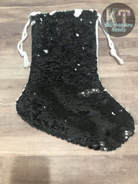 Sequin Christmas Stocking Sublimation Blank – Perfect for Personalized Holiday Gifts! 🎄✨ - KT SUBLIMATION, DTF AND MORE LLC
