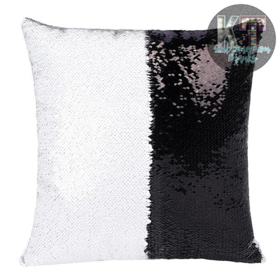 Sequin Pillow Cover Black Case