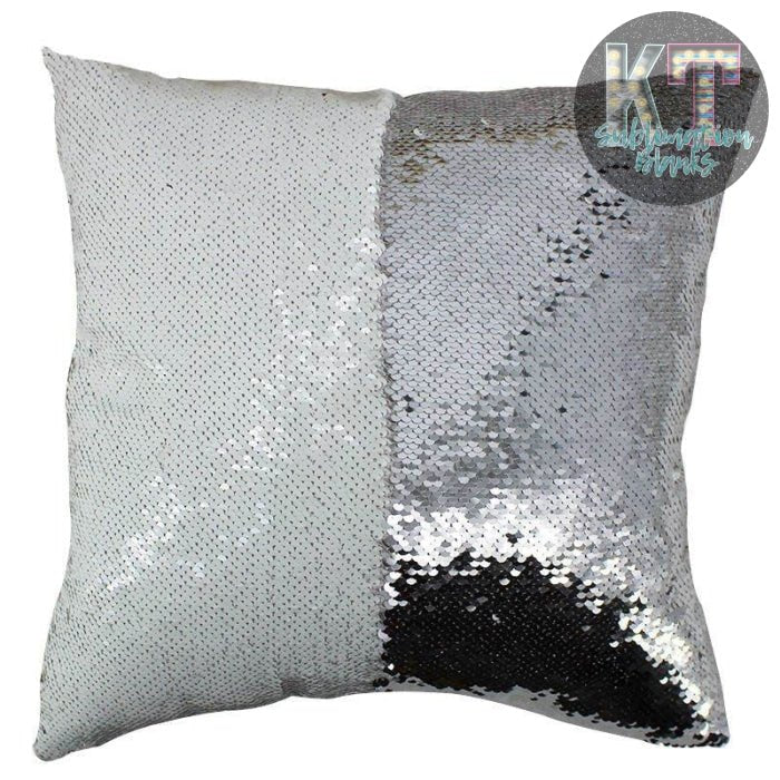 Sequin Pillow Cover for Sublimation, Flip Glitter Reversible - KT SUBLIMATION, DTF AND MORE LLC