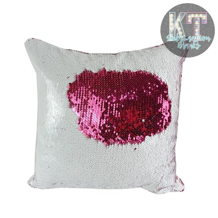 Sequin Pillow Cover for Sublimation, Flip Glitter Reversible - KT SUBLIMATION, DTF AND MORE LLC