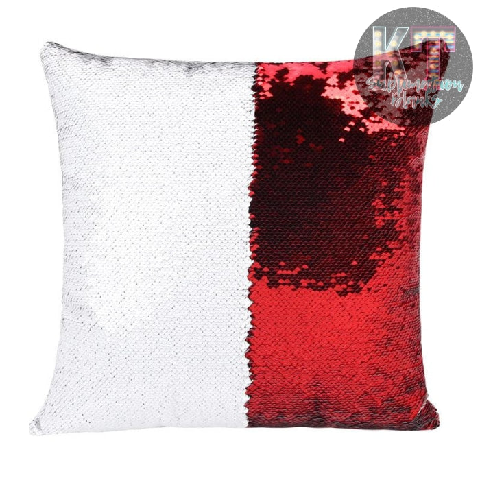 Sequin Pillow Cover Red Case