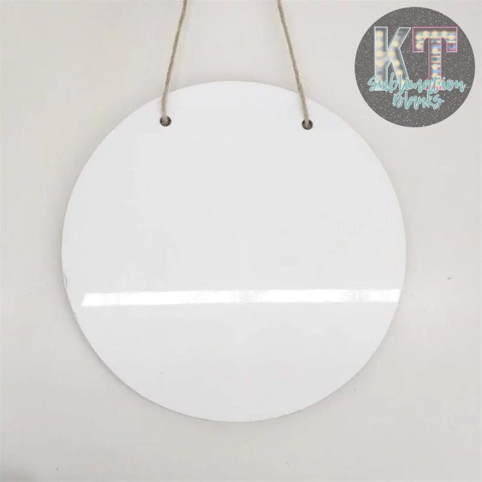 Single Round Door Hanger Sublimation Blank – Perfect for Custom Home Decor! 🚪✨ - KT SUBLIMATION, DTF AND MORE LLC