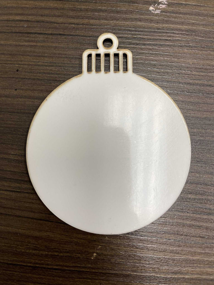 Single Side MDF Blanks Ornament, sublimation blanks - KT SUBLIMATION, DTF AND MORE LLC
