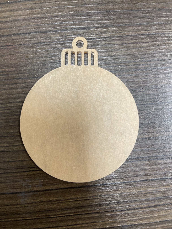 Single Side MDF Blanks Ornament, sublimation blanks - KT SUBLIMATION, DTF AND MORE LLC
