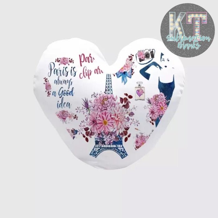 Small Heart Pillowcase Cover – Sublimation Blank for Custom Gifts - KT SUBLIMATION, DTF AND MORE LLC