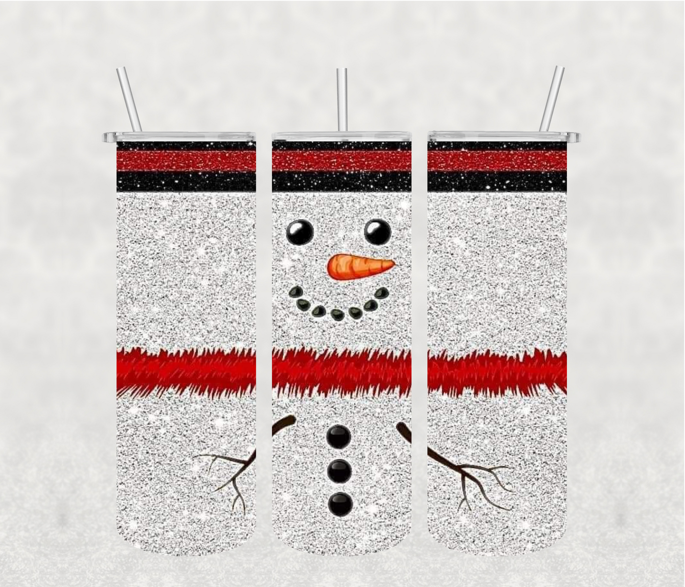 Snowman 20oz Tumbler Sublimation Print