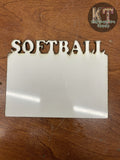 Softball Picture Frame Frame