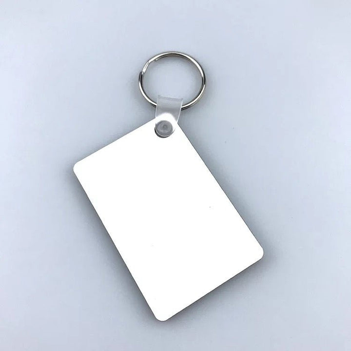 Square Sublimation Keychain MDF – Double - Sided Blank for Custom Printing! - KT SUBLIMATION, DTF AND MORE LLC