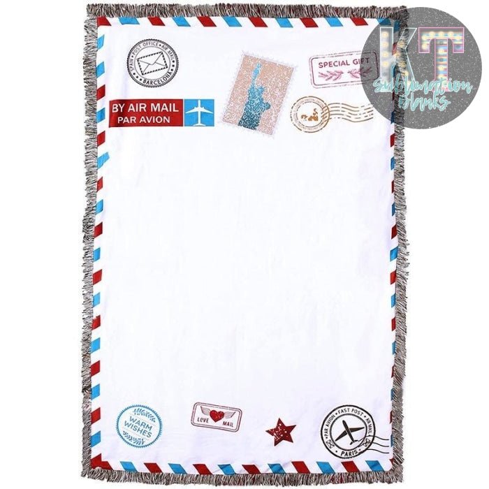 Sublimation Blanks Throw Blanket – 100% Polyester for Custom Photo Printing (40"X60") - KT SUBLIMATION, DTF AND MORE LLC