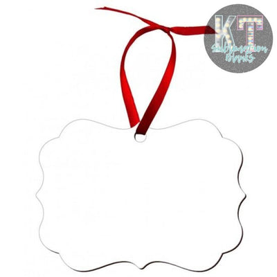 Sublimation ornament blanks Benelux ornament Double sided - KT SUBLIMATION, DTF AND MORE LLC