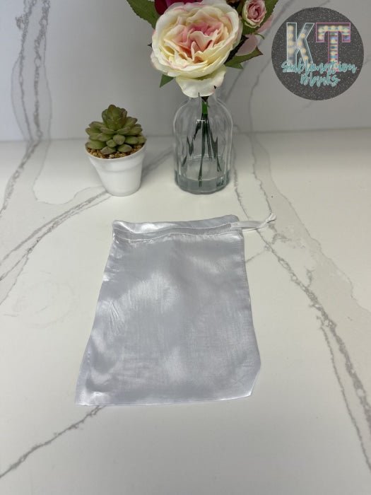 Sublimation Satin Gift Bags with Pearl Handle – Customizable Bridal & Wedding Money Bags - KT SUBLIMATION, DTF AND MORE LLC