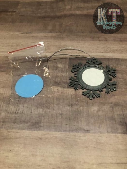 Sublimation Snowflake Ornaments Blanks - KT SUBLIMATION, DTF AND MORE LLC