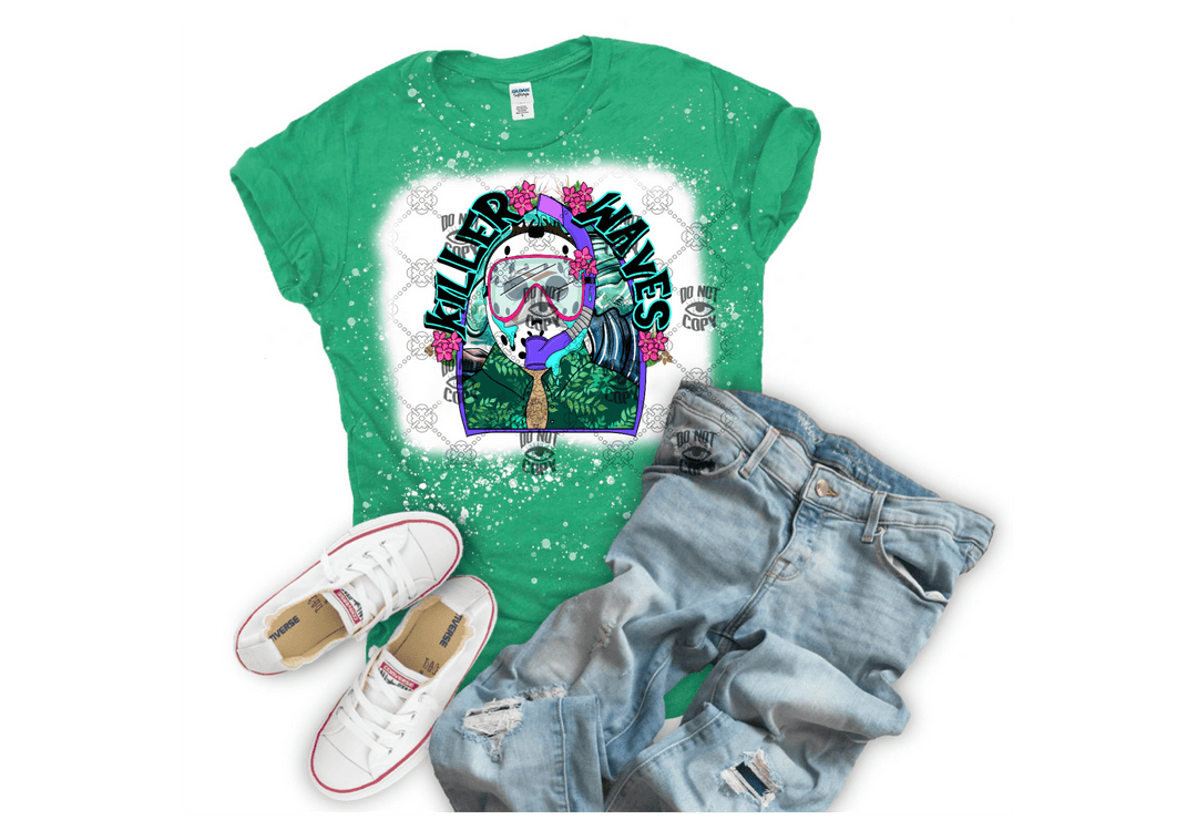 Summer Killer Waves DTF ready to press transfer - KT SUBLIMATION, DTF AND MORE LLC