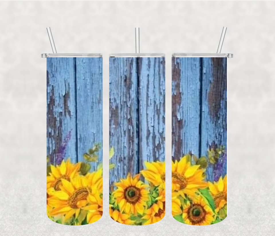 Sunflowers 20oz Tumbler Sublimation Print