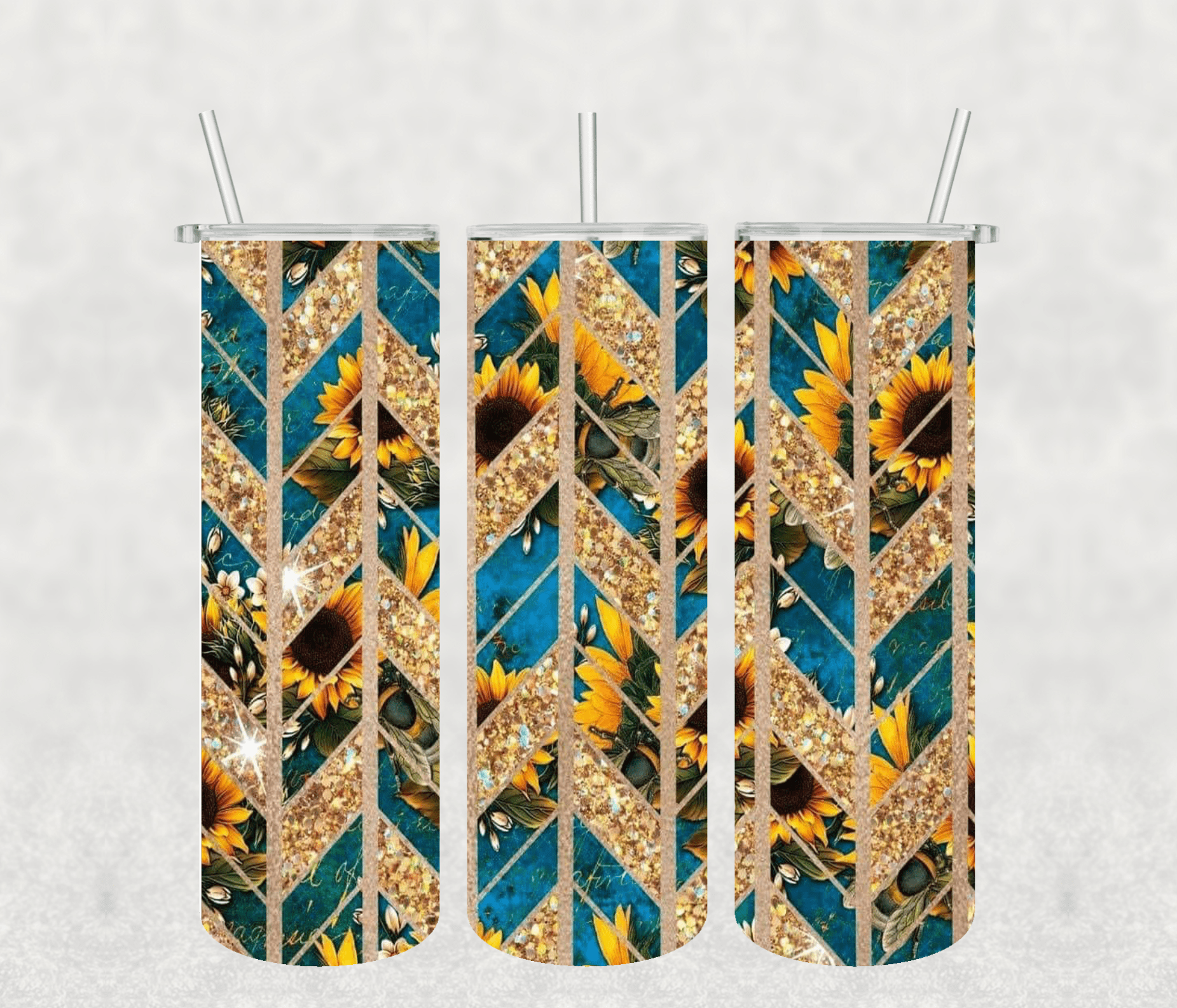 Sunflowers 20oz Tumbler Sublimation Print