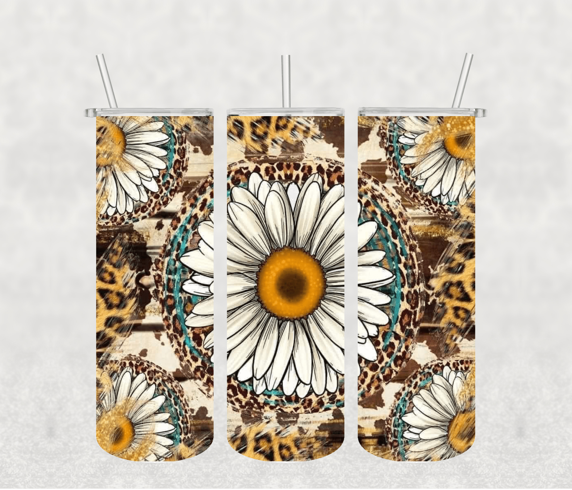 Sunflowers 20oz Tumbler Sublimation Print - KT SUBLIMATION, DTF AND MORE LLC