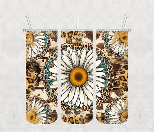 Sunflowers 20oz Tumbler Sublimation Print - KT SUBLIMATION, DTF AND MORE LLC