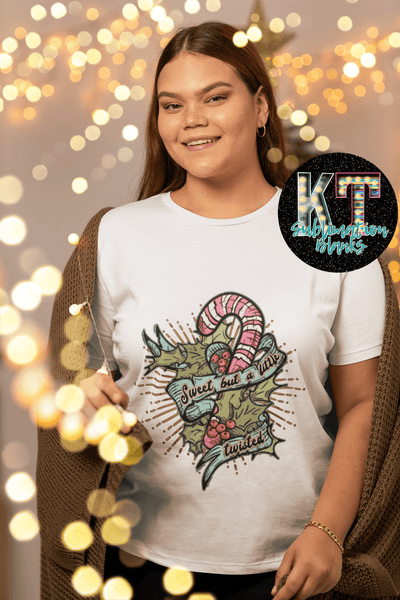 Sweet but a little twisted DTF, ready to press Transfer - KT SUBLIMATION, DTF AND MORE LLC