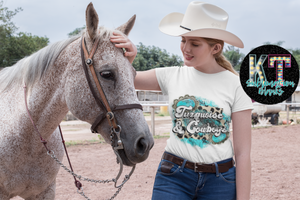 Turquoise & Cowboys DTF