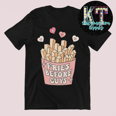 Fries before Guys DTF, Direct to film Transfer