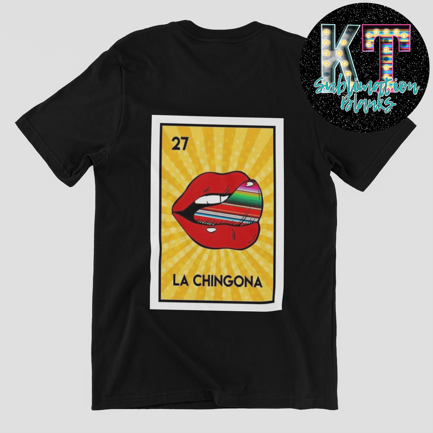 La Chingona DTF, Loteria Mexican Direct to Film,